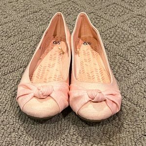 Time and Tru - Pink Knotted Slip On - Size 6.5